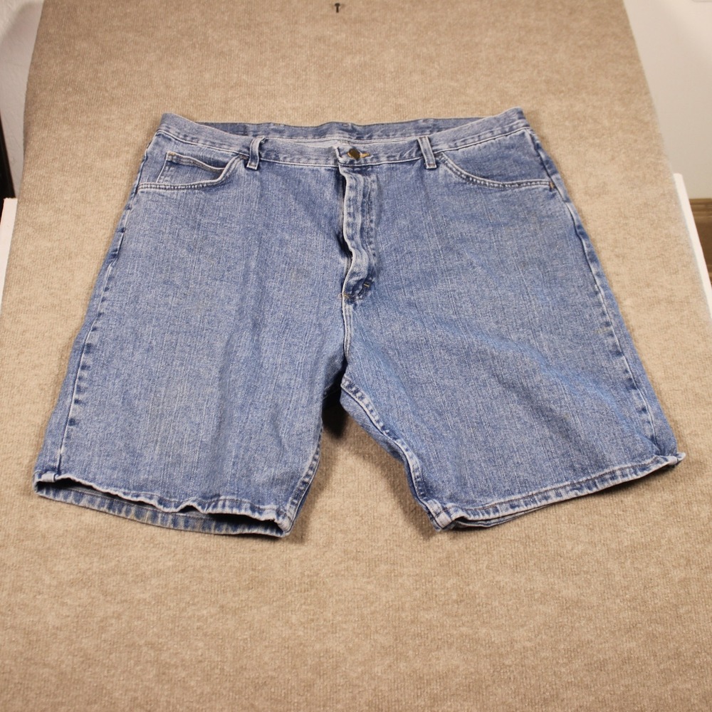 Wrangler Mens Relaxed Fit Denim Shorts Blue Medium Wash 42 606W1SM